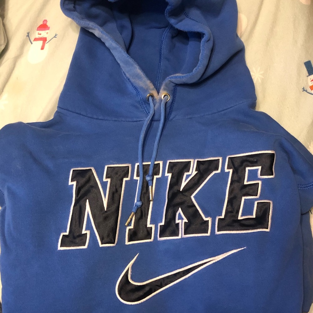 Men’s Nike M Blue Old School Sweatshirt Hoodie